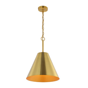 Safavieh 	Jenner, 12 Inch, Brass, Iron Pendant Brass Gold PND4209B