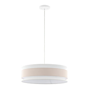 Safavieh NOLANA, 20-Inch Cream/White Adjustable Pendant Light for Elegant Dining, Living & Entryway Spaces PND4213A