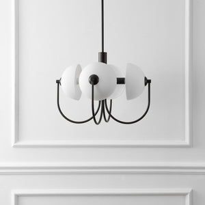 Safavieh Dreya, 4-light 22-inch Pendant In Oil Rubbed Bronze - Modern Metal & Glass Design For Any Space Oil Rub Bronze Metal + Glass Body ,Glass Shade Pnd4216a