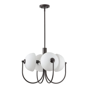 Safavieh Dreya, 4-light 22-inch Pendant In Oil Rubbed Bronze - Modern Metal & Glass Design For Any Space Oil Rub Bronze Metal + Glass Body ,Glass Shade Pnd4216a