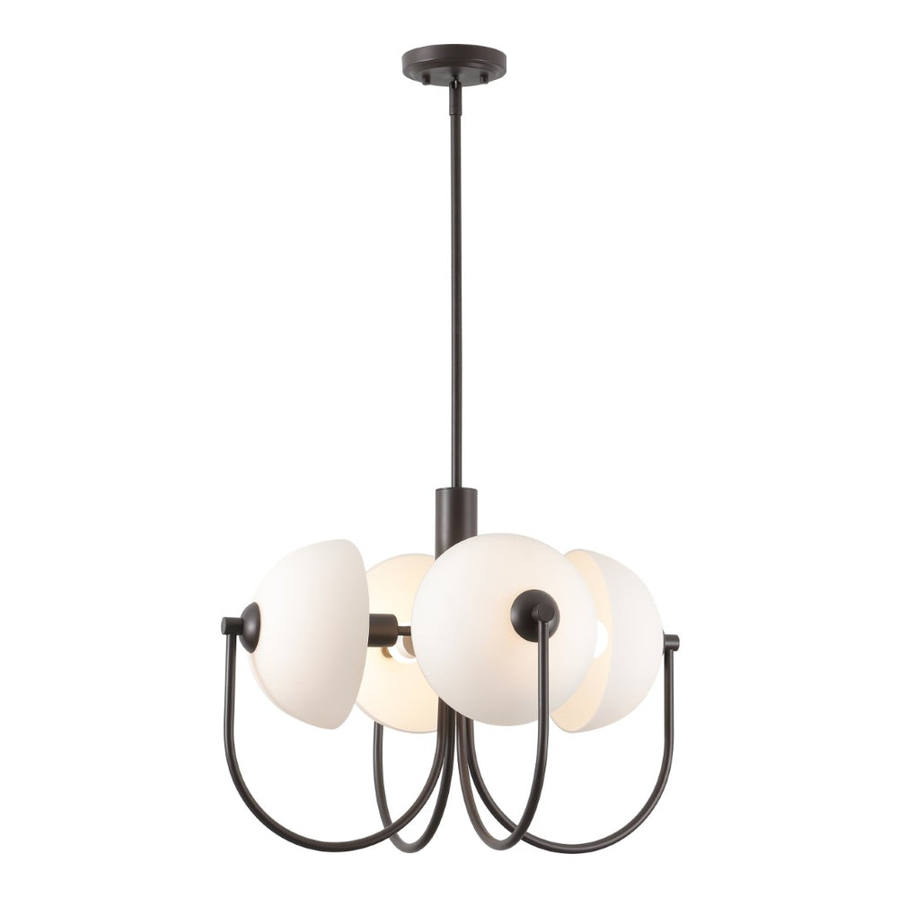 Safavieh DREYA, 4-Light Pendant, 22-Inch Oil Rubbed Bronze Fixture with Adjustable Height for Stylish Illumination PND4216A