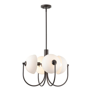 Safavieh Dreya, 4-light 22-inch Pendant In Oil Rubbed Bronze - Modern Metal & Glass Design For Any Space Oil Rub Bronze Metal + Glass Body ,Glass Shade Pnd4216a