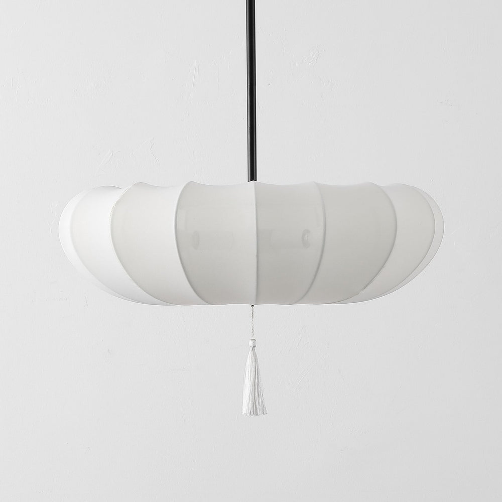 Safavieh Amelie, 3 Light Pendant - 20.5 Inch Cream & Black Fabric/Metal Fixture For Elegant Home Lighting Cream ,Black Fabric Pnd4218a