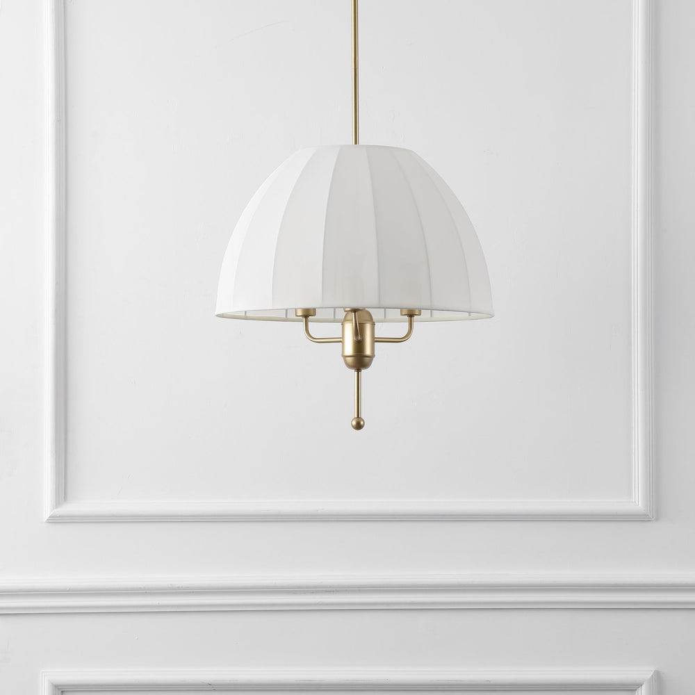 Safavieh Silvie, 3-light 20-inch Cream And Gold Fabric Pendant - Elegant Lighting For Sophisticated Spaces Cream ,Gold Fabric Pnd4220a