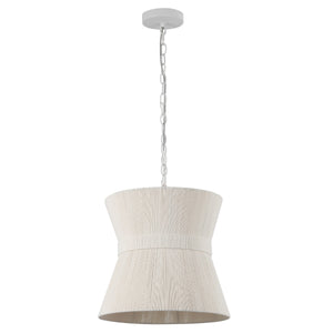 Safavieh Alora, 3-Light White-Washed Rope Rattan Pendant Lamp — Coastal Farmhouse Fixture, Adjustable Up To 59" PND4223A