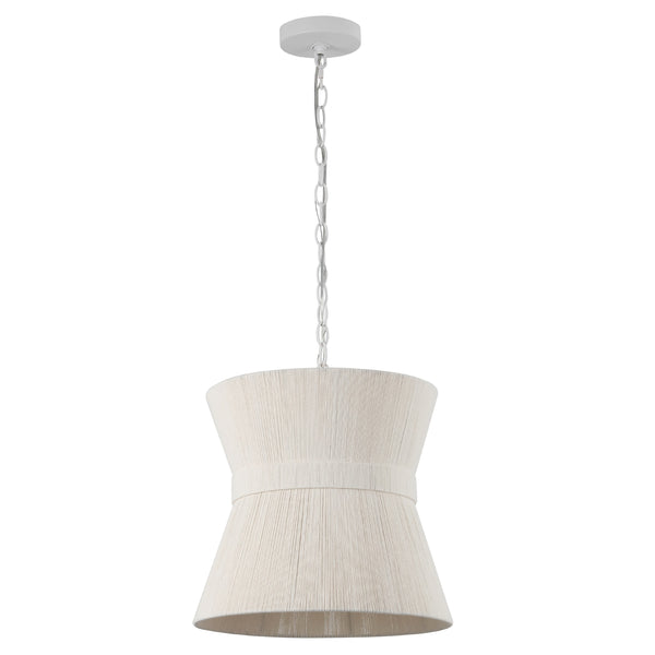 Safavieh Alora, 3-Light White-Washed Rope Rattan Pendant Lamp — Coastal Farmhouse Fixture, Adjustable Up To 59" PND4223A