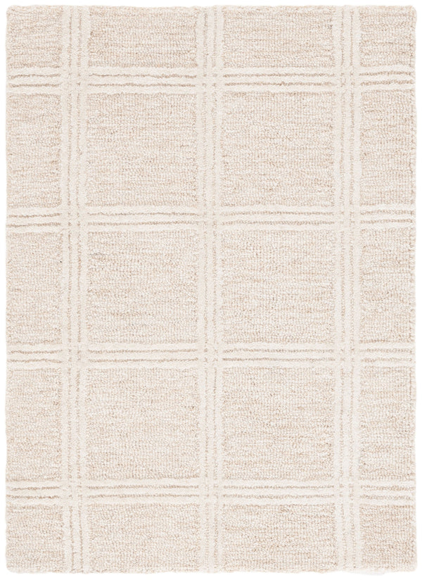 Safavieh Pine Elegant Hand-tufted Area Rug In Soothing Tones For Cozy Comfort And Timeless Style Beige ,Ivory Wool & Cotton Pne103b-5