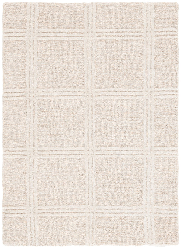 Safavieh Pine Hand-tufted 8x10 Feet Area Rug - Luxurious Wool-cotton Blend For Timeless Home Elegance Beige ,Ivory Wool & Cotton Pne103b-3sq