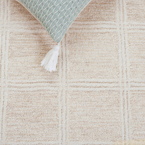 Safavieh Pine Elegant Hand-tufted Area Rug In Soothing Tones For Cozy Comfort And Timeless Style Beige ,Ivory Wool & Cotton Pne103b-5