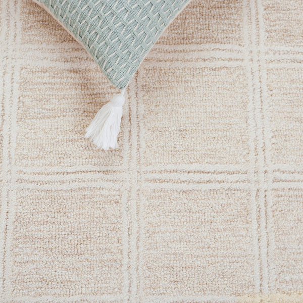 Safavieh Pine Elegant Hand-tufted Area Rug In Soothing Tones For Cozy Comfort And Timeless Style Beige ,Ivory Wool & Cotton Pne103b-5