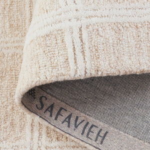 Safavieh Pine Elegant Hand-tufted Area Rug In Soothing Tones For Cozy Comfort And Timeless Style Beige ,Ivory Wool & Cotton Pne103b-5