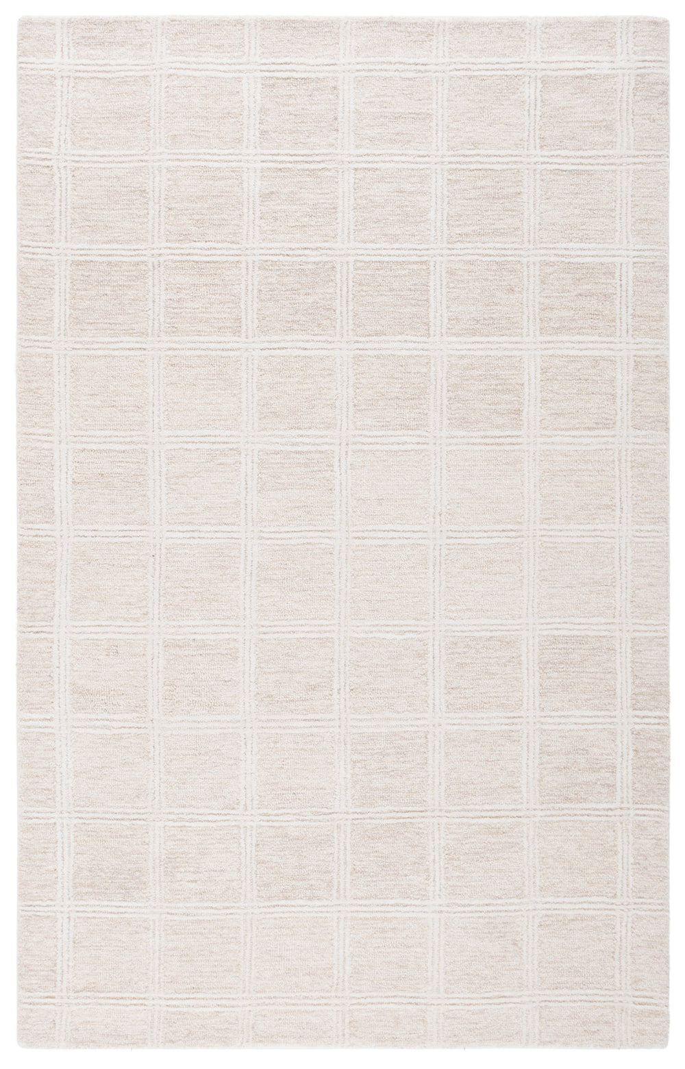 Safavieh Pine Elegant Hand-tufted Area Rug In Soothing Tones For Cozy Comfort And Timeless Style Beige ,Ivory Wool & Cotton Pne103b-5