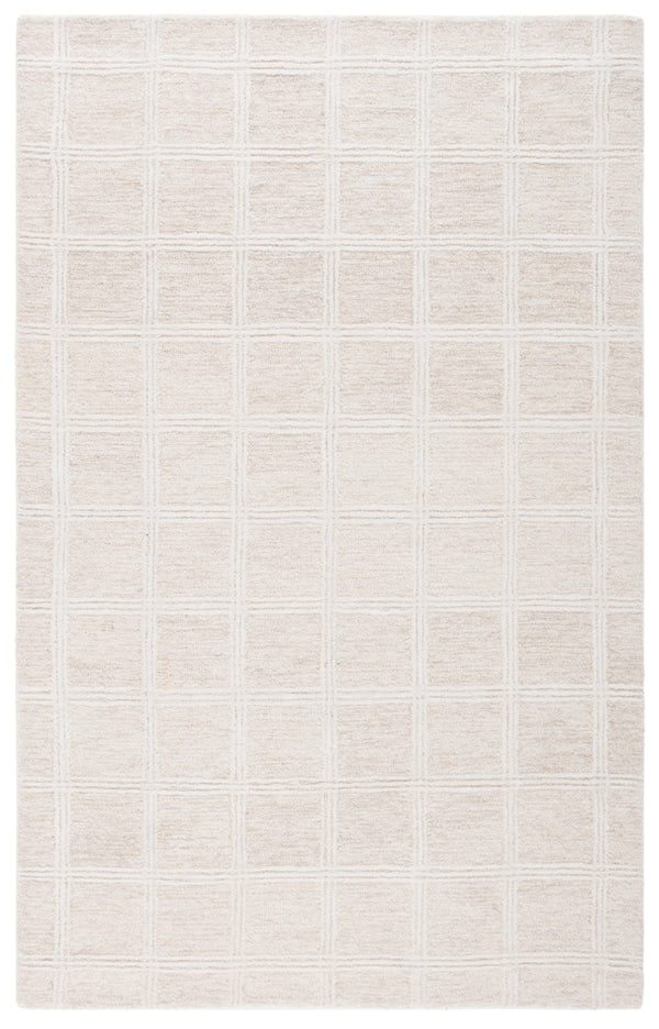 Safavieh Pine Hand-tufted 8x10 Feet Area Rug - Luxurious Wool-cotton Blend For Timeless Home Elegance Beige ,Ivory Wool & Cotton Pne103b-3sq