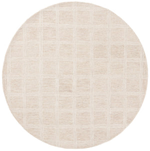 Safavieh Pine Hand-tufted 8x10 Feet Area Rug - Luxurious Wool-cotton Blend For Timeless Home Elegance Beige ,Ivory Wool & Cotton Pne103b-3sq