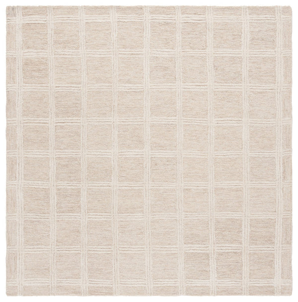 Safavieh Pine Elegant Hand-tufted Area Rug In Soothing Tones For Cozy Comfort And Timeless Style Beige ,Ivory Wool & Cotton Pne103b-5