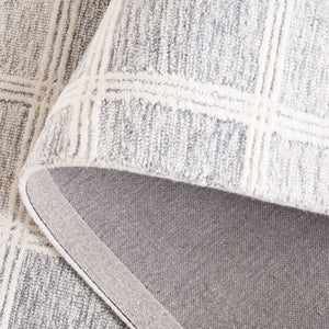 Safavieh Pine Hand-tufted 8x10 Feet Area Rug - Luxurious Wool-cotton Blend For Timeless Home Elegance Grey ,Ivory Wool & Cotton Pne103f-9