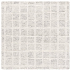 Safavieh Pine Elegant Hand-tufted Area Rug In Soothing Tones For Cozy Comfort And Timeless Style Grey ,Ivory Wool & Cotton Pne103f-6r