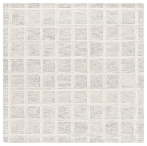 Safavieh Pine Hand-tufted 8x10 Feet Area Rug - Luxurious Wool-cotton Blend For Timeless Home Elegance Grey ,Ivory Wool & Cotton Pne103f-9