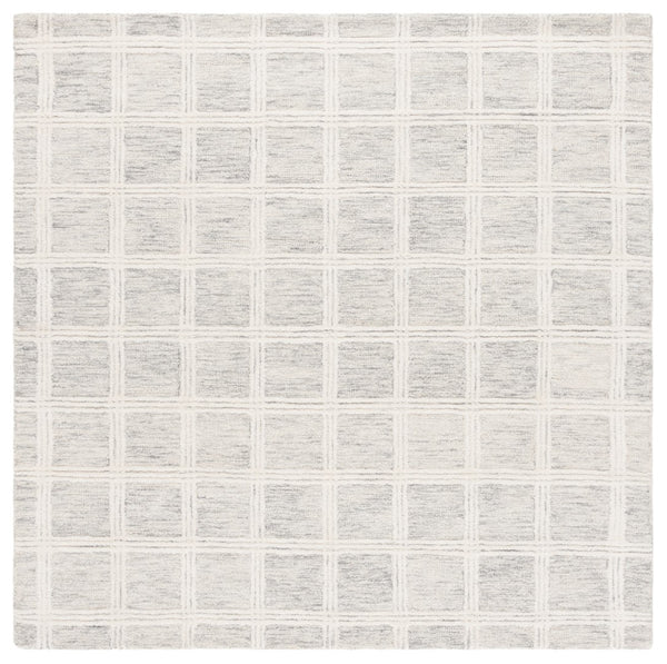 Safavieh Pine Hand-tufted 8x10 Feet Area Rug - Luxurious Wool-cotton Blend For Timeless Home Elegance Grey ,Ivory Wool & Cotton Pne103f-9