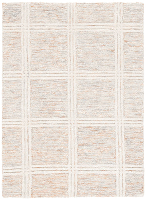 Safavieh Pine Elegant Hand-tufted Area Rug In Soothing Tones For Cozy Comfort And Timeless Style Rust ,Ivory Wool & Cotton Pne103q-6