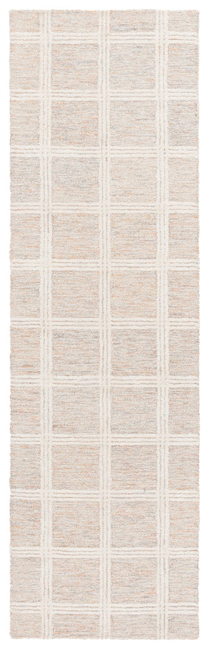 Safavieh Pine Elegant Hand-tufted Area Rug In Soothing Tones For Cozy Comfort And Timeless Style Rust ,Ivory Wool & Cotton Pne103q-6