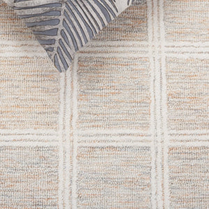 Safavieh Pine Hand Tufted Wool Geometric Accent Rug Artisan Crafted for Entryway or Bedside Rust Ivory PNE103Q-2