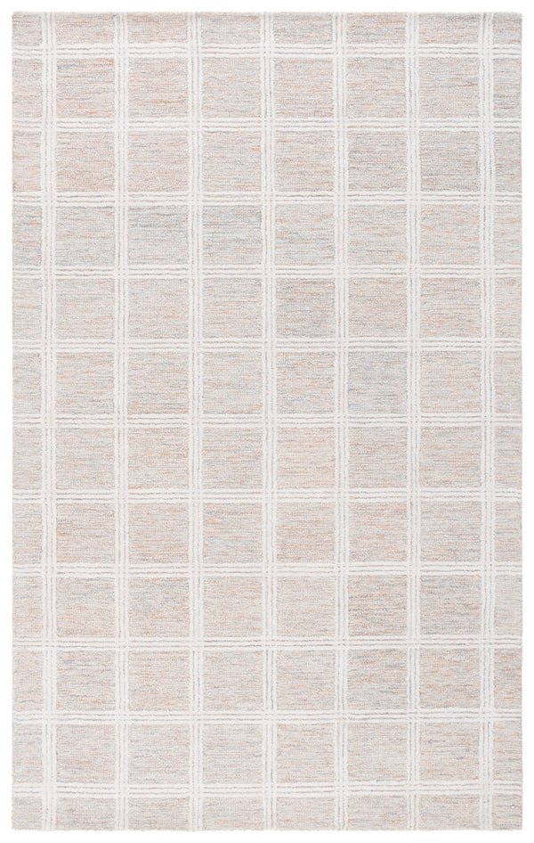 Safavieh Pine Elegant Hand-tufted Area Rug In Soothing Tones For Cozy Comfort And Timeless Style Rust ,Ivory Wool & Cotton Pne103q-6