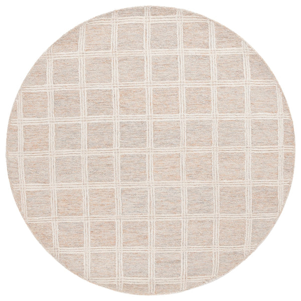 Safavieh Pine Elegant Hand-tufted Area Rug In Soothing Tones For Cozy Comfort And Timeless Style Rust ,Ivory Wool & Cotton Pne103q-6