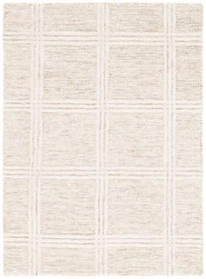 Safavieh Pine Hand Tufted Wool Geometric Accent Rug Artisan Crafted for Entryway or Bedside Sage Ivory PNE103W-2