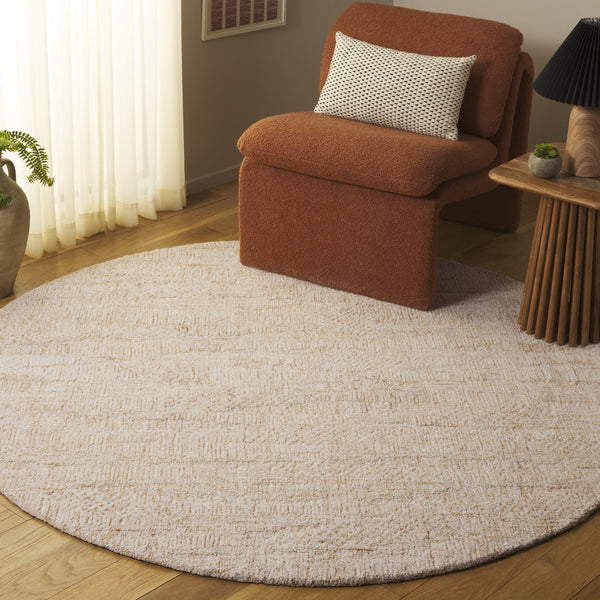 Safavieh Pine 8 X 10 Hand-tufted Area Rug - Timeless Elegance With Wool And Cotton Blend For Any Room Decor Rust ,Ivory Wool & Cotton Pne107p-28
