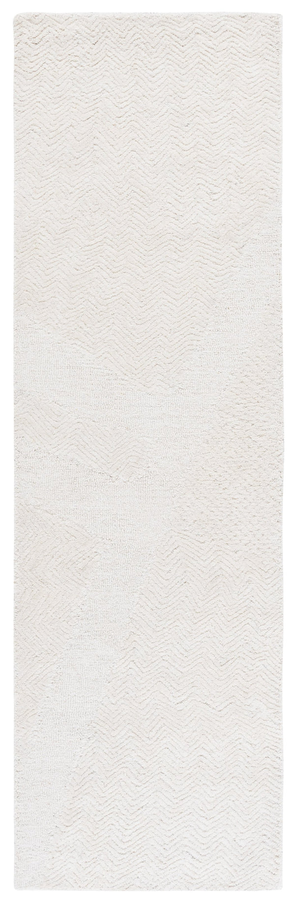 Safavieh Pine Hand-tufted Ivory Wool & Cotton Area Rug, 8x10 Ft Chevron Pattern For Timeless Elegance Ivory Wool & Cotton Pne108a-8