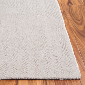 Safavieh Pine Hand-Tufted Ivory Chevron Wool Runner for Hallways and Entryways 2'-3" x 8'-0" PNE108A-28