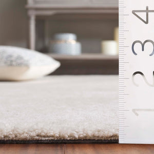 Safavieh Pine Hand-Tufted Ivory Chevron Wool Runner for Hallways and Entryways 6'-0" x 9'-0" PNE108A-6
