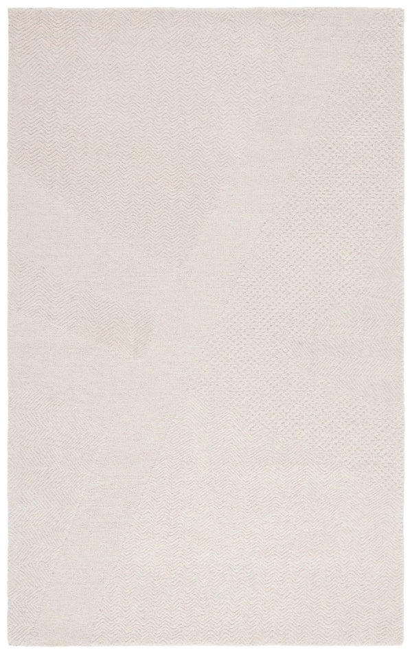 Safavieh Pine Hand-Tufted Ivory Chevron Wool Runner for Hallways and Entryways 6'-0" x 9'-0" PNE108A-6
