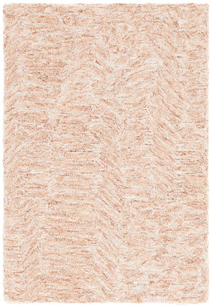 Safavieh Pine Hand Tufted Wool Accent Rug Warm Rust Ivory Traditional Bohemian Bedroom PNE109P-2
