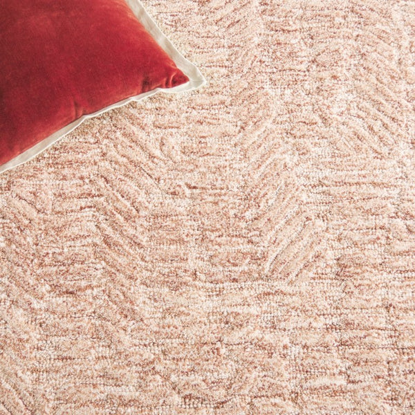 Safavieh Pine Hand Tufted Wool Accent Rug Warm Rust Ivory Traditional Bohemian Bedroom PNE109P-2