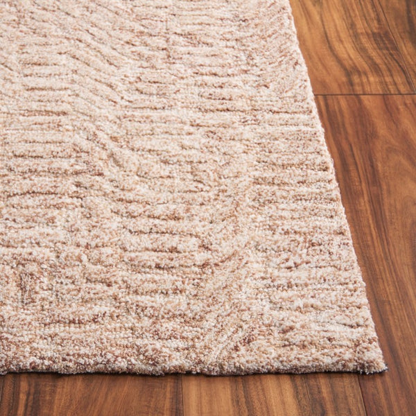 Safavieh Pine Hand Tufted Wool Accent Rug Warm Rust Ivory Traditional Bohemian Bedroom PNE109P-2