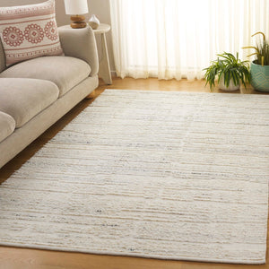 Safavieh Pine Wool Area Rug – Hand-woven Elegance For Your Home, Natural Texture And Timeless Style, 3x5 Ft Ivory ,Light Grey Wool Pile Pne112a-3