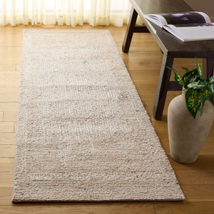 Safavieh Pine Hand Tufted Wool Runner Rug - Timeless Elegance For Hallways And Entryways, Luxurious Texture Beige ,Grey Hand Spun Wool Pile Pne114b-28
