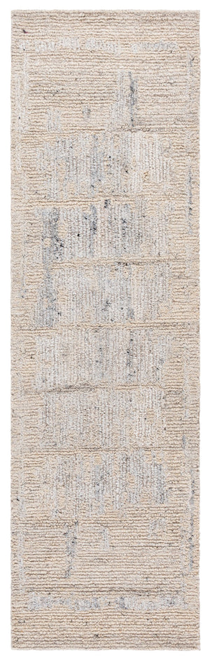 Safavieh Pine Hand Tufted Wool Runner Rug - Timeless Elegance For Hallways And Entryways, Luxurious Texture Beige ,Grey Hand Spun Wool Pile Pne114b-28