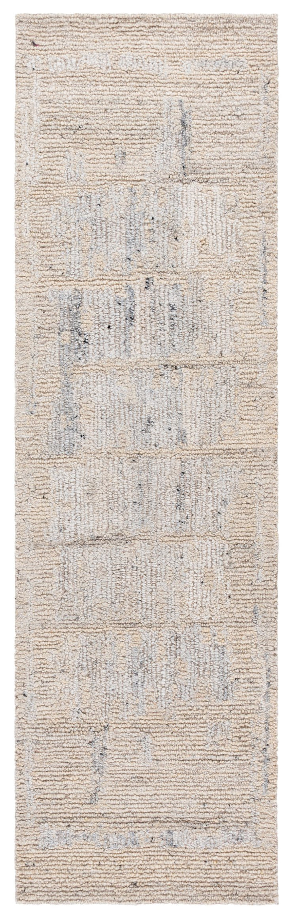 Safavieh Pine Hand Tufted Wool Runner Rug - Timeless Elegance For Hallways And Entryways, Luxurious Texture Beige ,Grey Hand Spun Wool Pile Pne114b-28