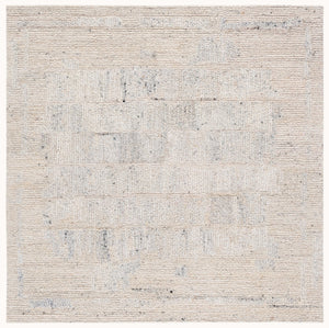 Safavieh Pine Hand Tufted Wool Runner Rug - Timeless Elegance For Hallways And Entryways, Luxurious Texture Beige ,Grey Hand Spun Wool Pile Pne114b-6sq