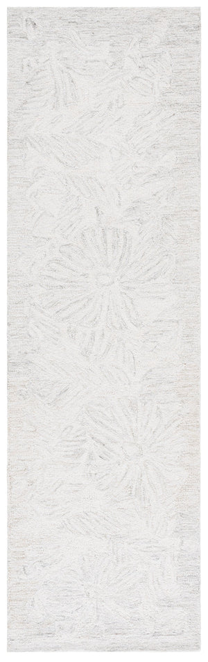 Safavieh Pine Hand-tufted Wool-viscose Runner Rug - Elegant And Durable Design For Sophisticated Spaces Light Grey ,Ivory 95% Wool,5% Viscose Pne116g-28