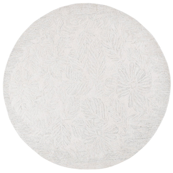 Safavieh Pine Hand-tufted Wool-viscose Runner Rug - Elegant And Durable Design For Sophisticated Spaces Light Grey ,Ivory 95% Wool,5% Viscose Pne116g-6r
