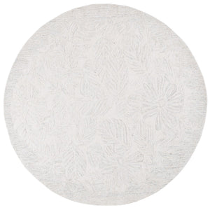 Safavieh Pine Hand-tufted Area Rug - Luxurious Wool Blend In Elegant Hues For Sophisticated Living Spaces Light Grey ,Ivory 95% Wool,5% Viscose Pne116g-4