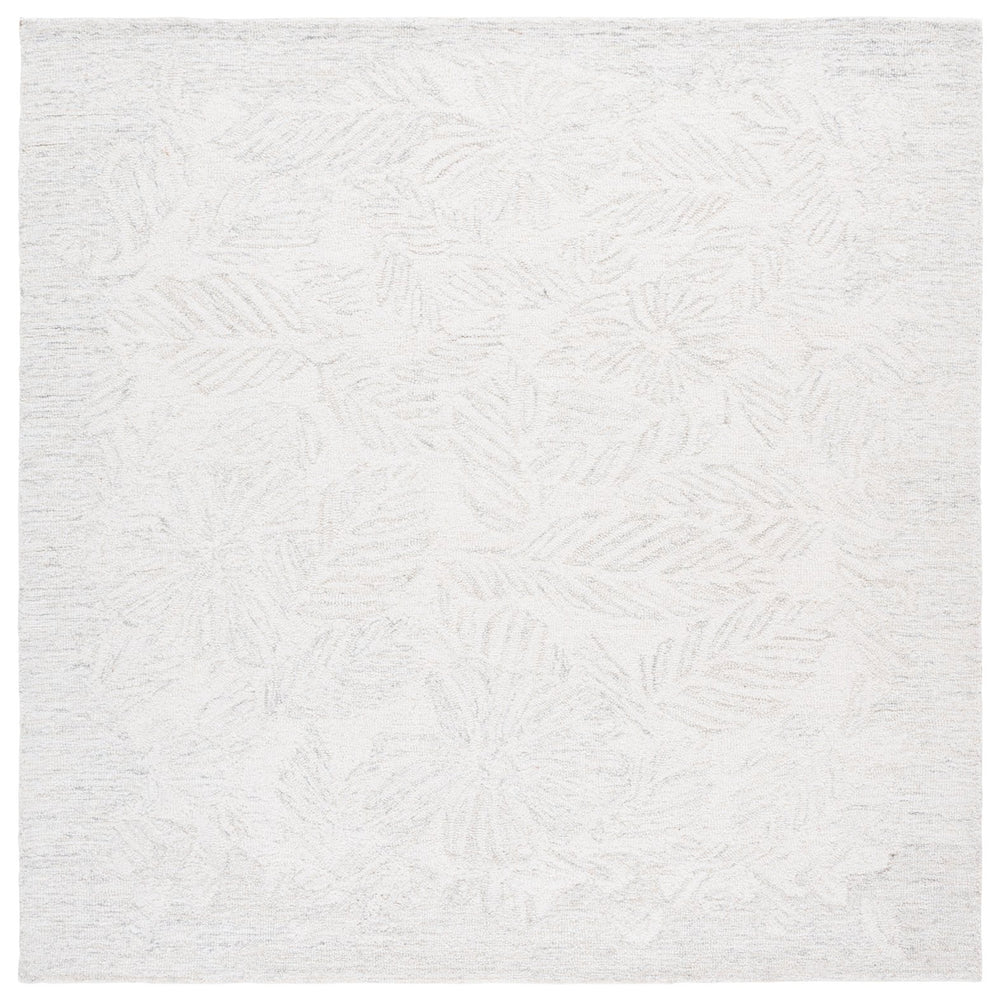Safavieh Pine Hand-tufted Wool-viscose Runner Rug - Elegant And Durable Design For Sophisticated Spaces Light Grey ,Ivory 95% Wool,5% Viscose Pne116g-6sq