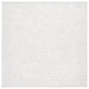 Safavieh Pine Hand-tufted Wool-viscose Runner Rug - Elegant And Durable Design For Sophisticated Spaces Light Grey ,Ivory 95% Wool,5% Viscose Pne116g-6sq