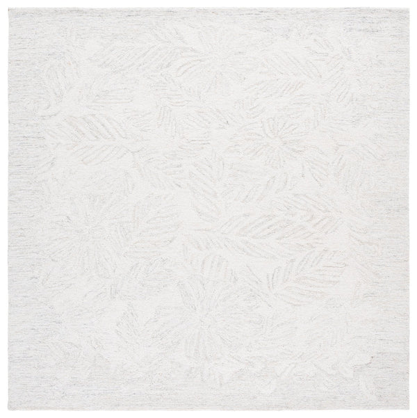 Safavieh Pine Hand-tufted Wool-viscose Runner Rug - Elegant And Durable Design For Sophisticated Spaces Light Grey ,Ivory 95% Wool,5% Viscose Pne116g-6sq