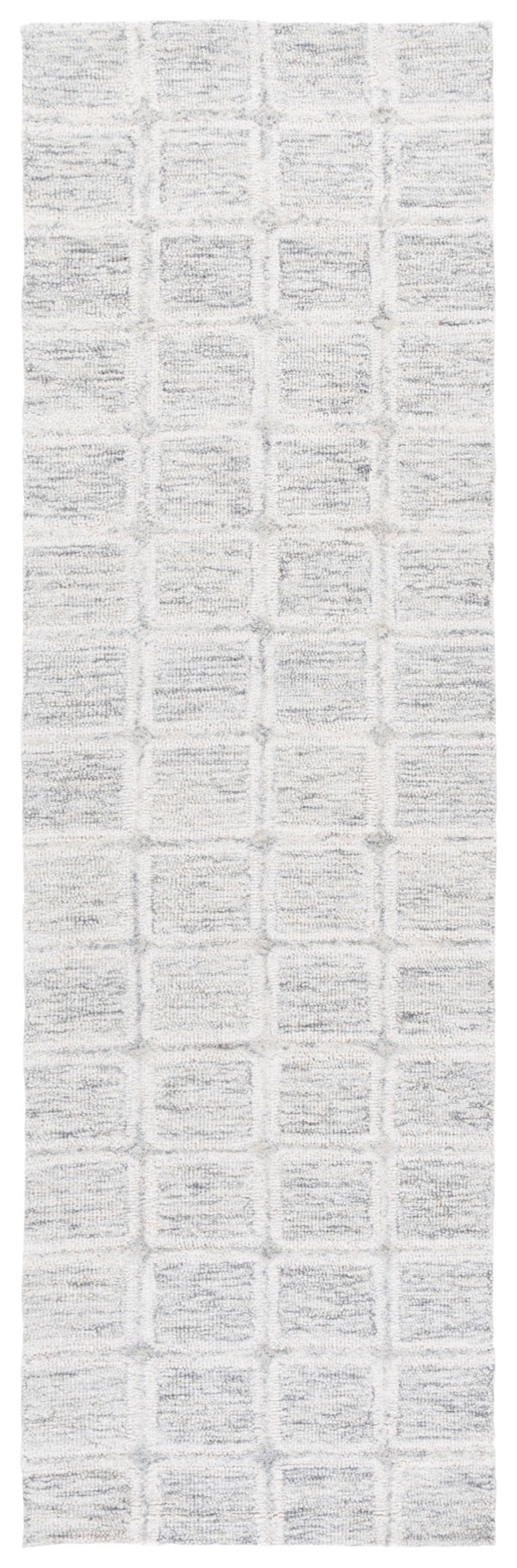 Safavieh Pine Modern Handcrafted Area Rug - Elegant Artisanal Design In Soft Wool For Cozy Home Decor Grey ,Ivory Wool Pile Pne117f-3
