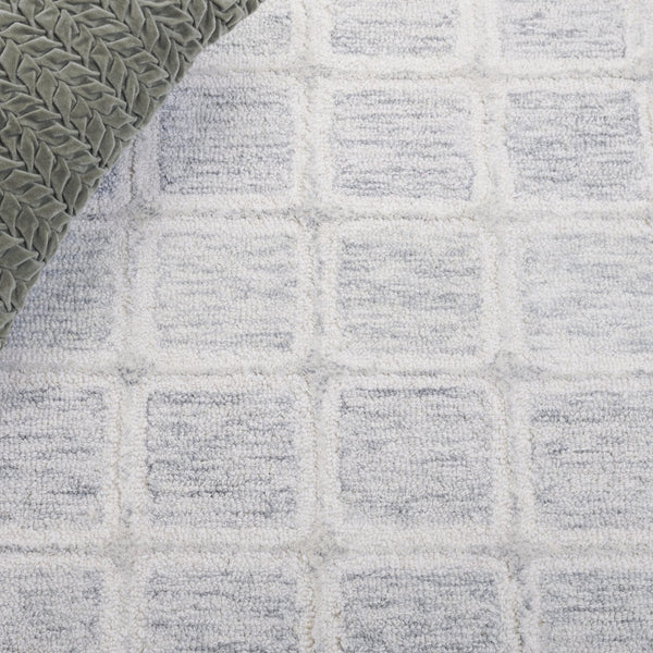 Safavieh Pine Elegant Hand-tufted Area Rug – Luxurious Wool Runner To Elevate Your Home Décor And Style Grey ,Ivory Wool Pile Pne117f-5